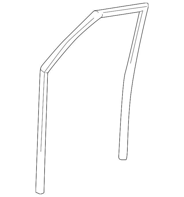 15006881 Деталь WEATHERSTRIP, LEFT