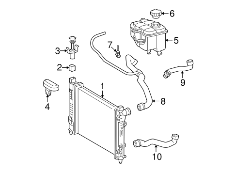 C320 RADIATOR & COMPONENTS