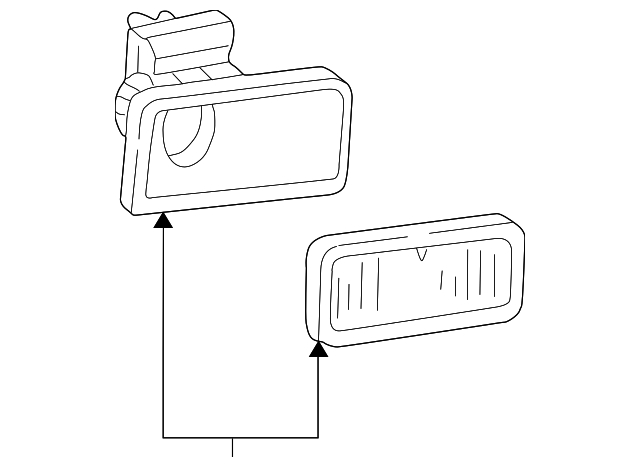 F5TZ15200BB Деталь FOG LAMP, LEFT