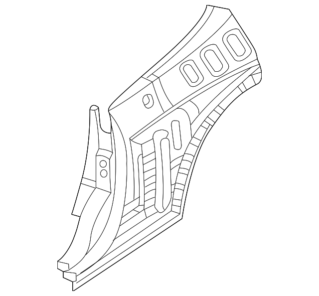 MR439632 Деталь LOWER PANEL, RIGHT