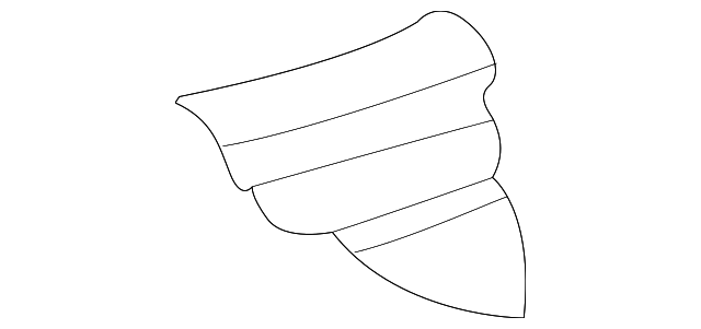 MR439651 Деталь GUSSET, LEFT