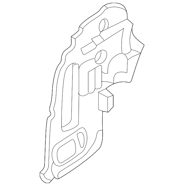 MR439648 Деталь FRONT PANEL, RIGHT
