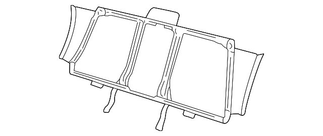 88949192 SEAT BACK FRAME
