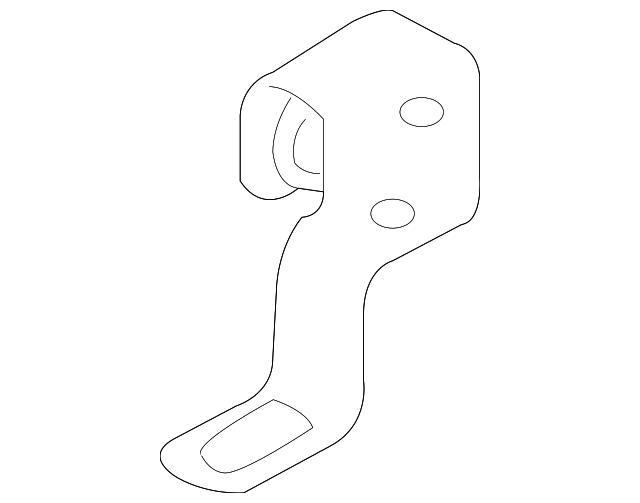 52207121229 OUTER BRACKET, LEFT