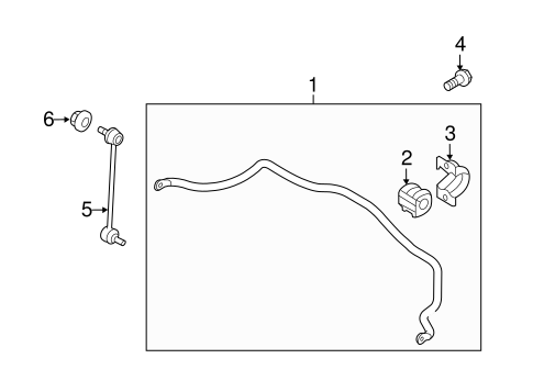 Sonata STABILIZER BAR & COMPONENTS