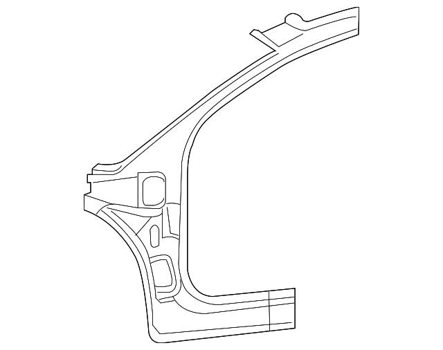 5003765AB Деталь HINGE PILLAR, LEFT