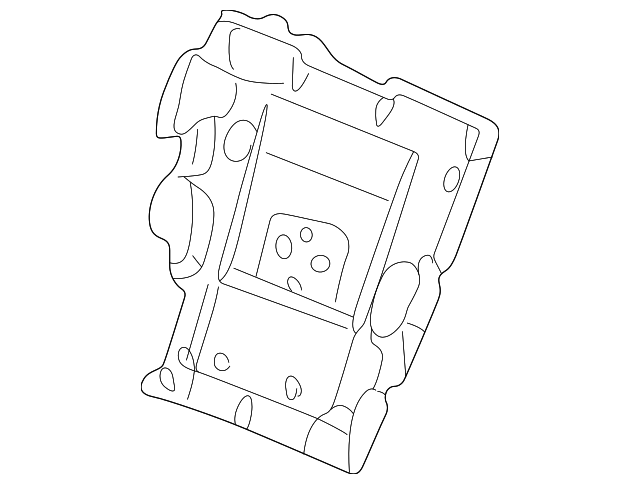 81326-S3V-A11 Деталь FRAME, R. MIDDLE SEAT-BACK
