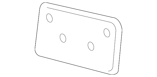 25718714 Деталь LICENSE BRACKET