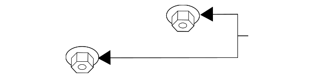 11514597 REAR BRACKET NUT, RIGHT