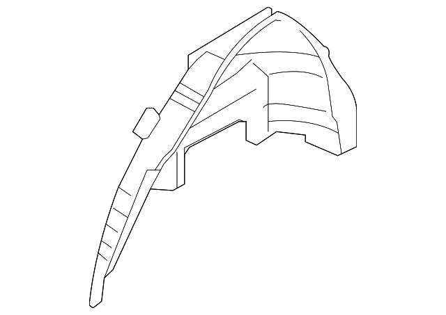 5228A225 Деталь INNER WHEELHOUSE, LEFT
