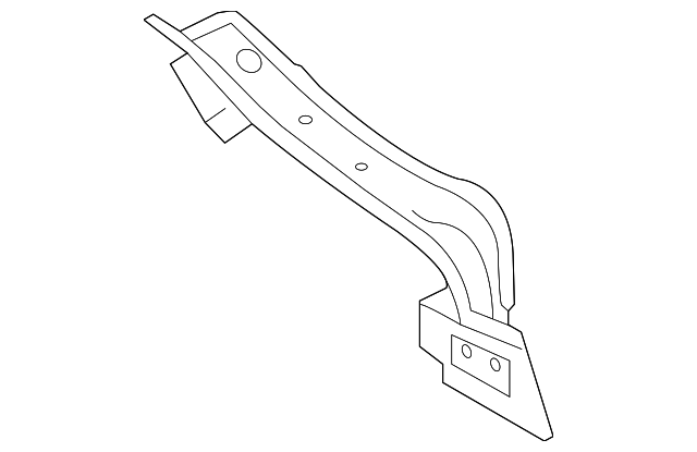 5314A359 Деталь UPPER PILLAR, LEFT