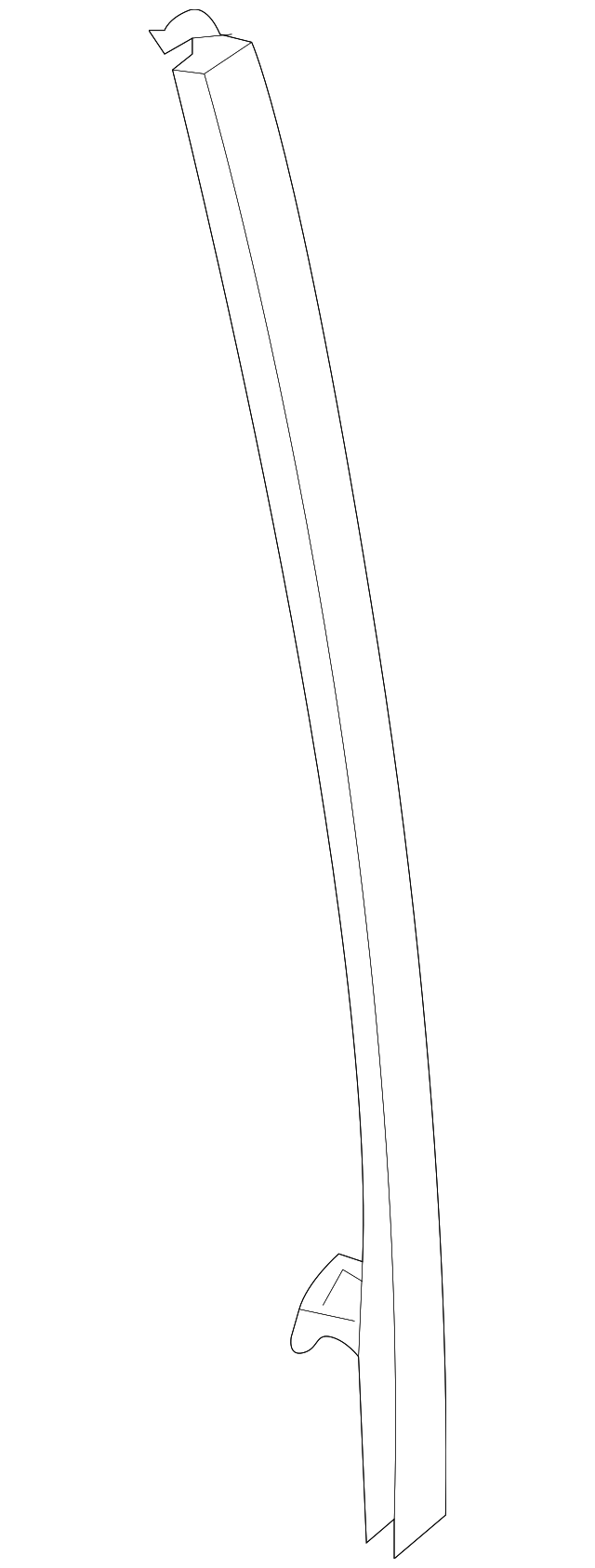 82222-EA500 Деталь SASH CHANNEL, RIGHT