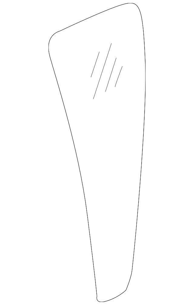 82262-ZL10A Деталь FIXED GLASS, RIGHT