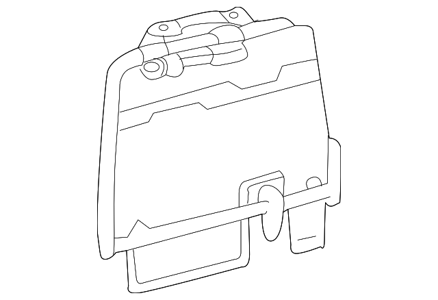 88949272 Деталь SEAT BACK FRAME, RIGHT