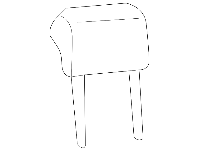 88949110 Деталь HEADREST, LEFT