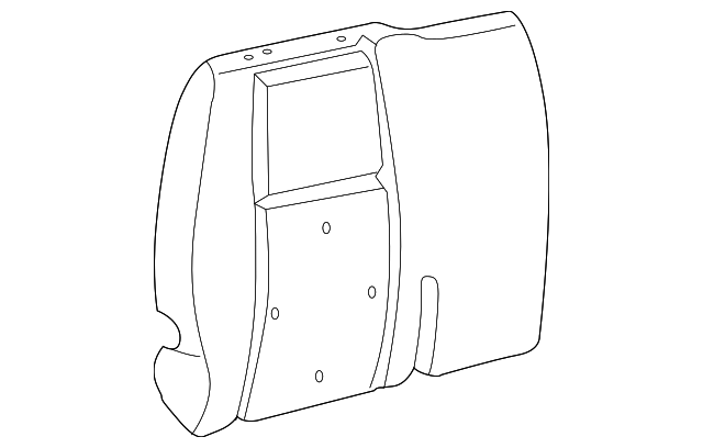 88949273 Деталь SEAT BACK PAD, RIGHT