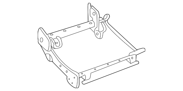 88895054 Деталь SEAT FRAME, LEFT