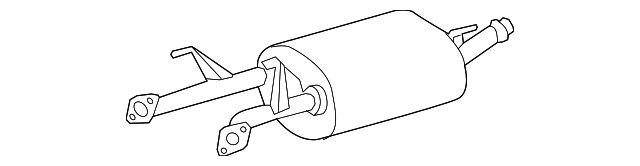 17420-0S011 Деталь MUFFLER & PIPE