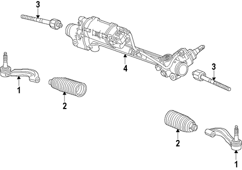 Corvette STEERING GEAR & LINKAGE 2