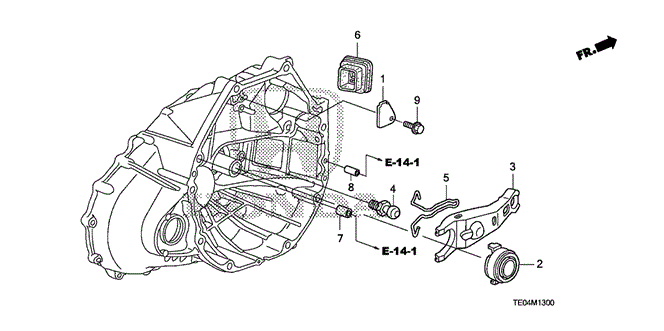 TRANSMISSION - MANUAL/MT CLUTCH RELEASE (V6) for 2010 Honda ACCORD COUPE #1