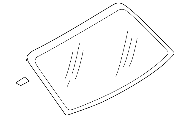 65109FJ001 Деталь BACK GLASS
