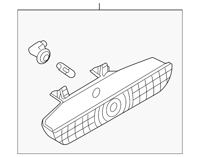 BBN7-51-580C Деталь HIGH MOUNT LAMP