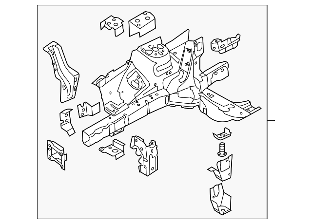 BB5Z-16054-A Деталь APRON/RAIL ASSY, RIGHT