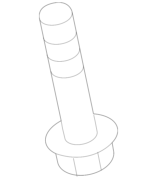 10127-06351 HINGE MOUNT BOLT, RIGHT