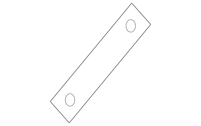 8J8-853-707 Деталь ROOF MOLDING RETAINER, RIGHT