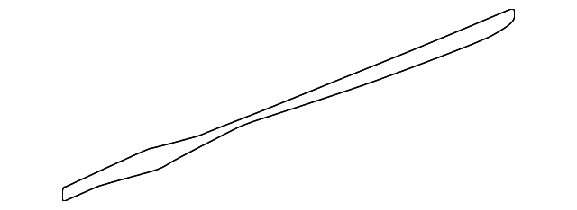 3B9-853-345-7Z7 Деталь LOWER MOLDING, LEFT
