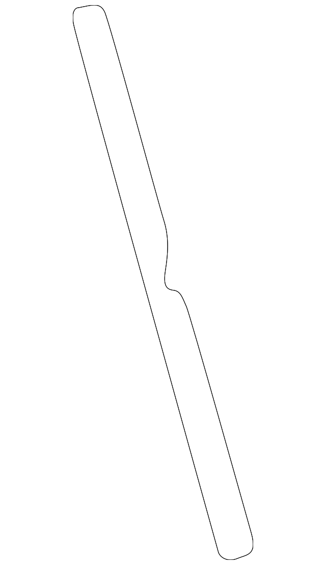 3B9-853-347-A-7Z7 Деталь REAR MOLDING, LEFT