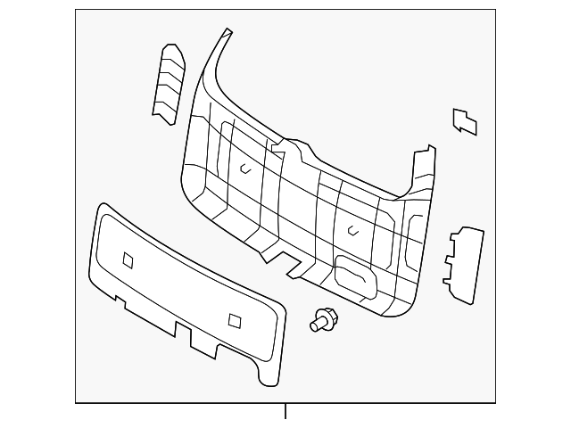 81750-2J000J7 Деталь LOWER GATE TRIM