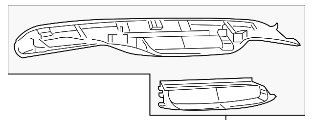 1TB17JXWAD Деталь UPPER TRIM