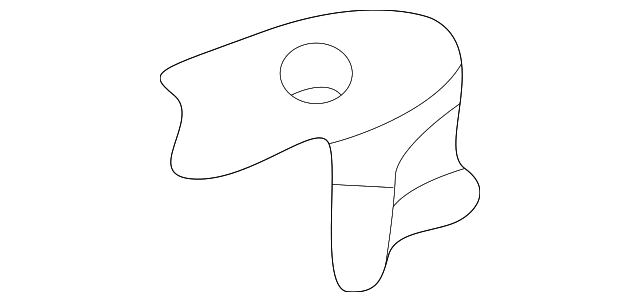 1J9-867-723 Деталь PILLAR TRIM CLAMP, RIGHT