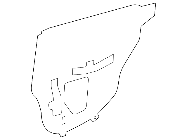 67841-0E060 Деталь WATER SHIELD, RIGHT
