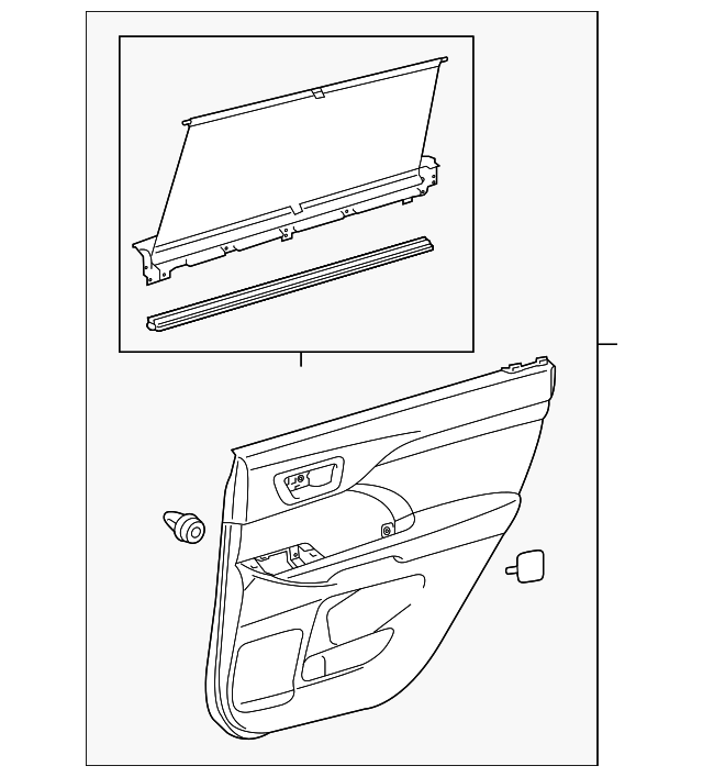67630-0E450-C3 Деталь DOOR TRIM PANEL, RIGHT