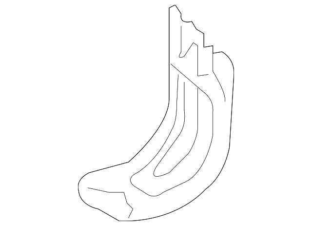 5253F656 Деталь CORNER REINF, RIGHT
