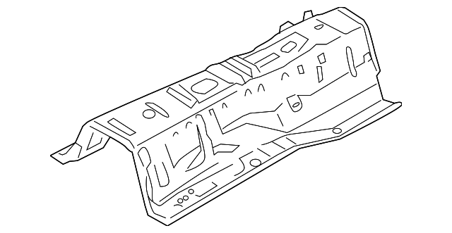 G43105UBMA Деталь CENTER FLOOR PAN