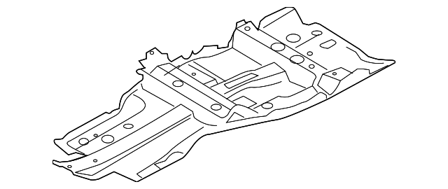 G43205UBMA Деталь FRONT FLOOR PAN, RIGHT