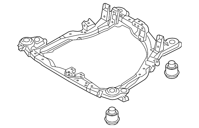 62405-2E000 Деталь ENGINE CRADLE