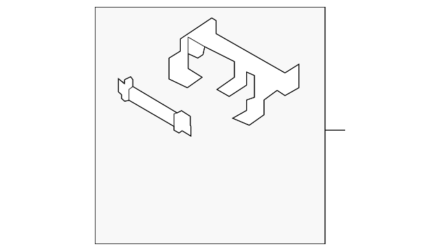 84635-3S000 Деталь REAR BRACKET
