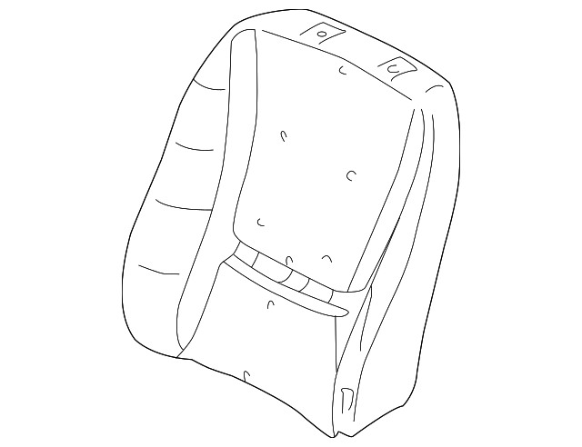 163-910-02-16 Деталь SEAT BACK PAD, LEFT