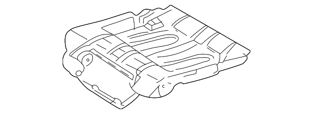 163-910-01-23 Деталь SEAT FRAME, LEFT