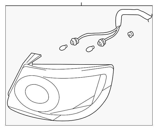 92401-2D700 Деталь COMBO LAMP ASSY, LEFT