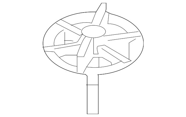 62851-3N000 SPARE TIRE RETNR