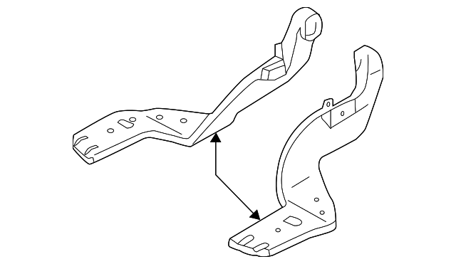 97360-3S000 Деталь FLOOR DUCT, LEFT