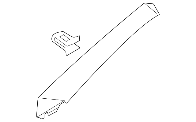 76912-1ET0A Деталь WINDSHIELD PILLAR TRIM, LEFT