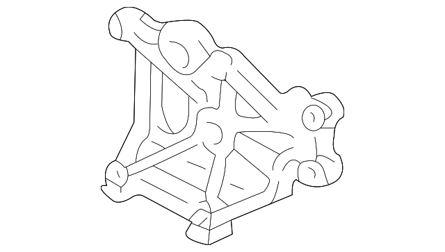 MR398285 Деталь COMPRESSOR MOUNT BRACKET