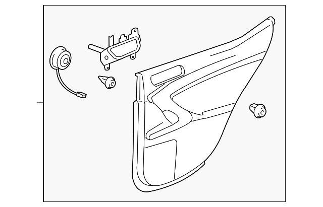 67640-53500-A6 Деталь TRIM PANEL ASSY, LEFT