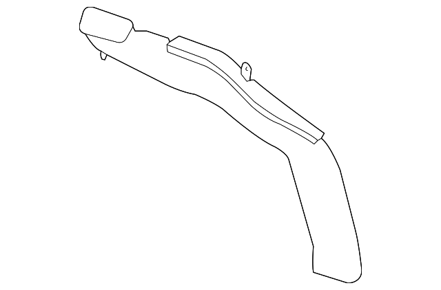 251-830-06-46 Деталь SIDE DUCT, RIGHT